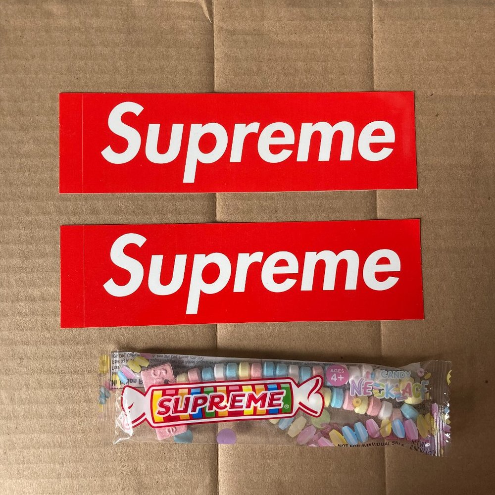 Offical Supreme  logo stickers